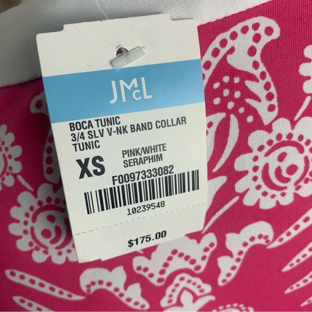 NEW Jmclaughlin boca tunic saraphine pink